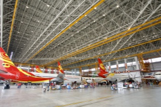海南自貿(mào)港一站式飛機維修產(chǎn)業(yè)基地定檢機庫已完成1130余單維修項目